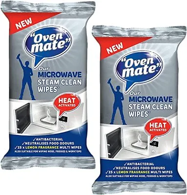£7.80 • Buy Oven Mate  Kitchen Microwave Cleaning Wipes (Pack Of 50)