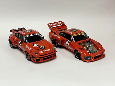 1/18 Exoto Racing Legend Porsche 934 RSR & 935 Turbo Jagermeister Set 18093 SD07 • $999.95