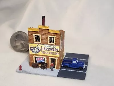 Z Scale Scratch Built DEPENDABLE HARDWARE STORE DIORAMA - Building Structure • $59