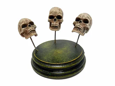 Human Skull Resin Model Set Of (3) For Customizing Kits 04MM06 • £12.25