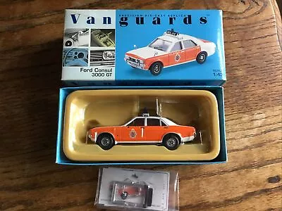 Vanguards Ford Consul 3000 GT LANCASHIRE POLICE CAR - 1/43  VA55000 - Boxed -Vgc • £12.95