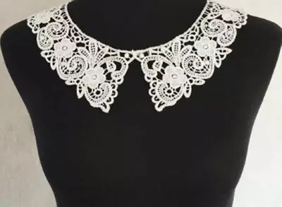 White Lace Collar Lace Collar Fake Lace Collar Dress Making Lace Trimmings • £7.99