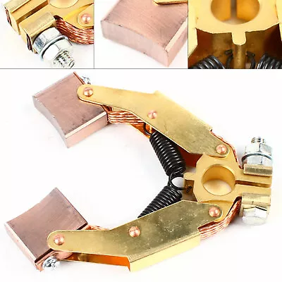 Copper Motor Carbon Brush Herringbone Holder V-shape For Slip Ring Fit DC Motor • $17.78