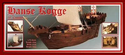 Hanse Kogge Model Ship Kit - Dusek (D003) • £180