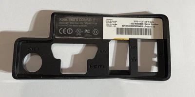 $7.34 • Buy Genuine Microsoft Xbox 360 S Slim 1439 Back Rear HDMI A/V Bezel Cover X821056