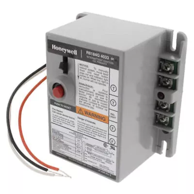  Honeywell R8184G4033 Protect Relay Oil Burner Control W/ 30 Second Safety • $196.53