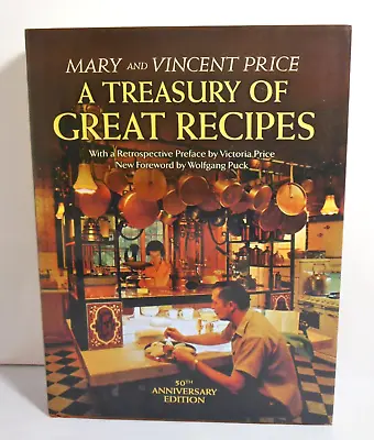 Actor Vincent Price Cookbook 50th Anniversary Edition Treasury Of Great Recipes • $61.75