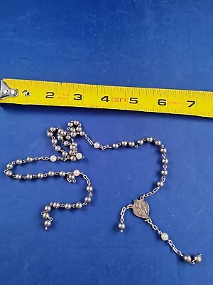 Vtg Sterling Silver Rosary As Is Repair Needed *103-TST • $25