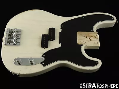 Fender Mike Dirnt Road Worn P Bass LOADED BODY Precision NITRO White Blonde • $569.99