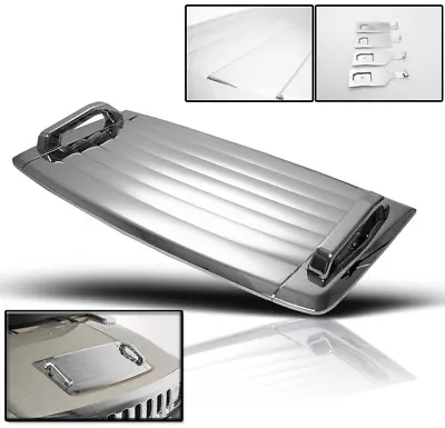 06-10 Hummer H3 Hood Deck Vent Panel Handle Covers Trim Moulding Abs Chrome 3pcs • $145.95