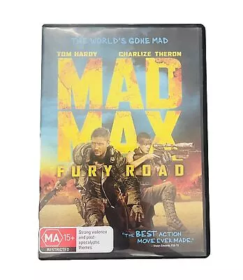 Mad Max Fury Road (2015) Region 4 DVD - Tom Hardy Charlize Theron FREE POST • $7.99