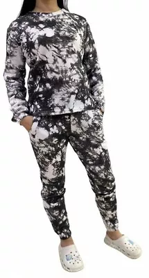 Ladies Tye Dye Fashion Warm Fleece Suit • $37.89