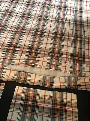 Eddie Bauer Home Plaid Duvet Sham Set Queen Size 3 Pc • $35