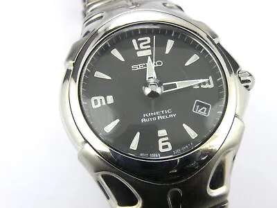 Gents Seiko Kinetic Auto Relay Divers 5J22-0A10 Watch - 100m • £199.95