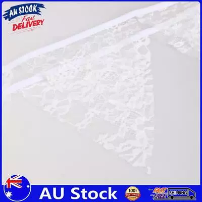 AU 12 Flags Lace Vintage Party Wedding Pennant Bunting Banner Decor • $9.42