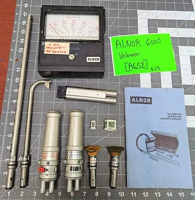 Alnor Velometer Air Velocity Flow Meter 6000 Series MISSING CASE Untested [A6S2] • $39.50