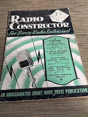 Radio Constructor Magazine May 1950 Vol3 No10 • £3.50