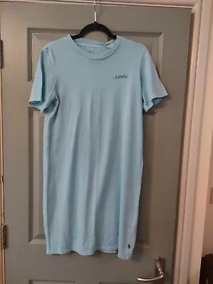 £16.99 • Buy Levi's Oversized T-shirt Dress, Size XS, Light Blue, BNWT
