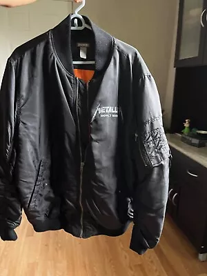 $175 • Buy H&M Metallica Tour Flight Jacket