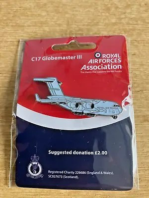 100 Years Of RAF/C17 GLOBEMASTER III-Badge/Pin-Brand New. • £2