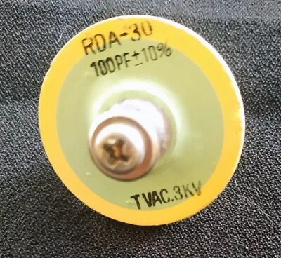 Yaesu FL-2100B Original Doorknob BDA-30 100 PF 3 KV Used #2 We Ship Worldwide • $32