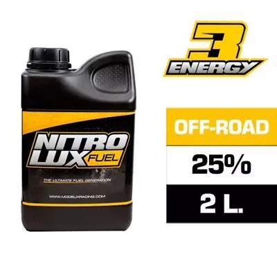 Nitrolux Energy 3 RC Car 25% Pro Nitro Synthetic Castor Oil 2 Liter Off Road • $50.99