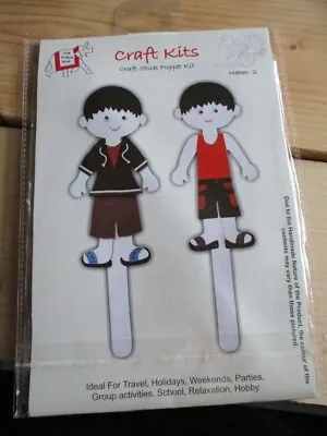 The India Shop Craft Kits - Craft Stick Puppet Kit • £1.98