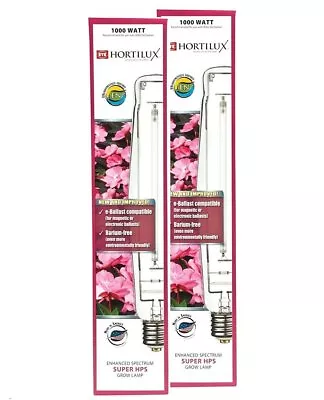 Eye Hortilux Eyehortilux Super HPS Enhanced Spectrum Bulb 1000-Watt 2-Pack • $145