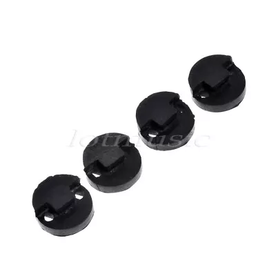 4 Pcs Black Rubber Violin Mute Tourte Style Round Mute For 3/4-4/4 Violin Fiddle • $10.99