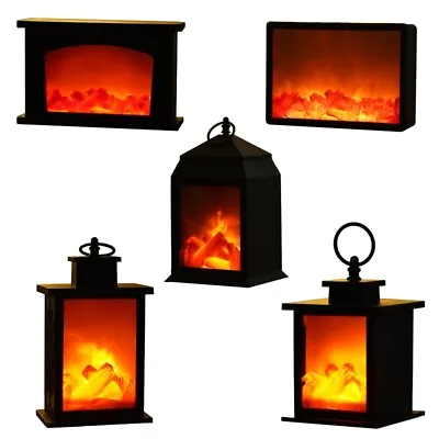 Retro Fireplace 2800LM LED Simulated Fireplace Vintage Style • $38.54