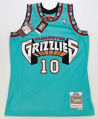 Rare MITCHELL & NESS Mike Bibby Vancouver Grizzlies 1998-99 Jersey Teal NWT SZ M • $69.99