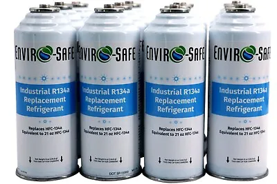 Enviro-Safe Industrial R134a Replacement Refrigerant For Car 12/Cs 8oz Can #1037 • $154.99