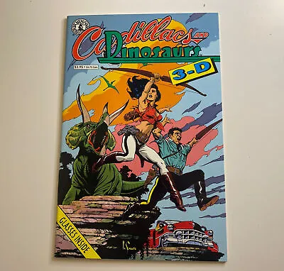 CADILLACS AND DINOSAURS 3-D 3 Issue 1 (Jul 1992 Kitchen Sink) W/ 3-D Glasses • $14.50