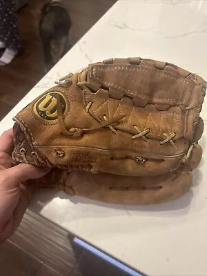 Vintage WILSON The A2000-XLC Dual Hinge Nylon Stitched RHT Baseball Glove - USA • $99.99