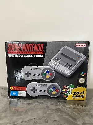 Nintendo - Super Nintendo - Classic Mini - 21 Games - 2 Controllers • $168.88