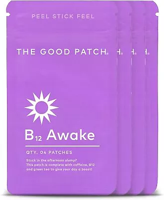 The Good Patch B12 Awake With Plant-Based 4 Count (Pack Of 4)  • $57.95
