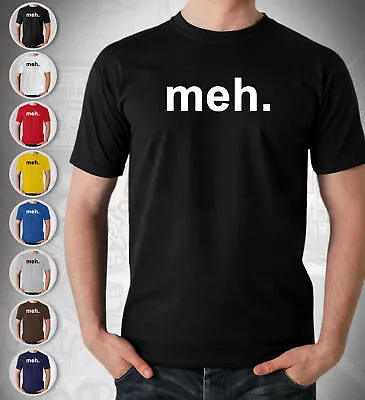 £16 • Buy Meh IT Funny Crowd T Shirt Gift