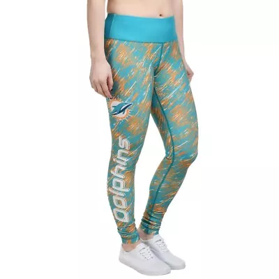 Miami Dolphins Women's Static Rain Leggings - NWT - FREE SHIPPING! • $21.99