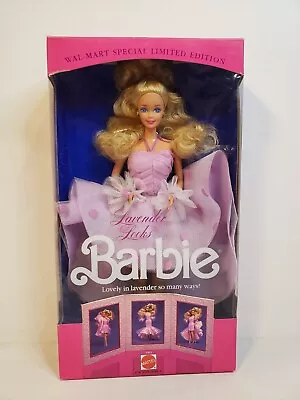 Lavender Looks Barbie Doll 1989 Walmart Limited Edition Mattel 3963 Nrfb • $19.95