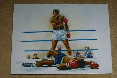 Muhammad Ali  Glossy Poster Standing Over Sonny Liston • $7.45