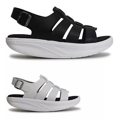 MBT Womens Sandals Ran Casual Buckle-Strap Slingback Leather • $199.35