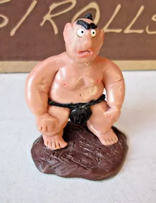 Vintage Resin Handmade SUMO Wrestler Japan Caveman 3  Humor Art Piece Signed • $20