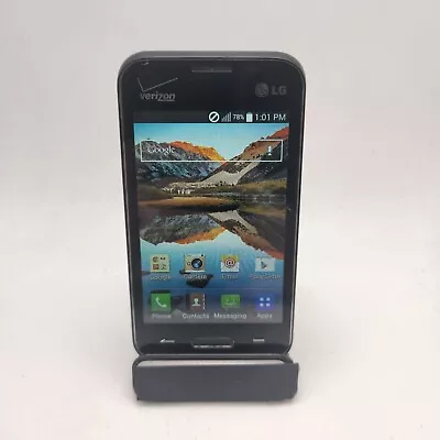 LG Optimus Zone 2 VS415PP Smartphone (Verizon Prepaid) - 4GB Black #1259 • $19.99