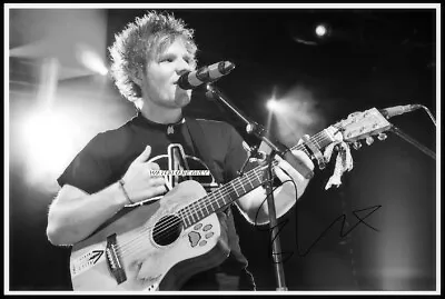 Ed Sheeran Autographed Cotton Canvas Image. Limited Edition (ES-300) • £9.59