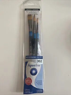 Daler Rowney : Aquafine Watercolour Brush : Wallet Set : 302 New £7 • £7