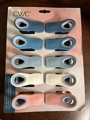 Cwc Cook With Color 10 Magnetic Chip Clips Blue And Pink • $13.99