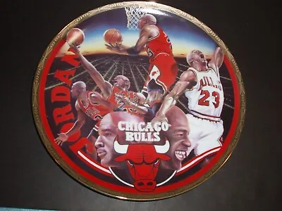 Michael Jordan Plate  Sports Impressions Chicago Bulls Gold Edition #132 Of 2500 • $23.95
