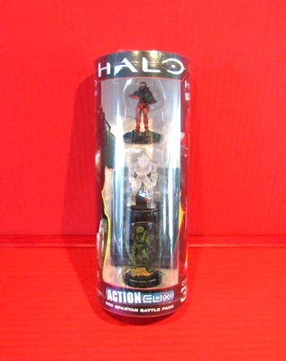 £19.99 • Buy Halo Master Chief Red Spartan Battle Pack 3 Collectable Mini Figures Action Clix
