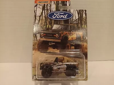 Matchbox 2019 Ford Truck Series '72 Ford Bronco 4x4 Black SKYJACKER • $3