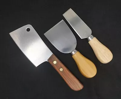 Vintage Cheese Cleaver & Slicer Set Of 3 Pieces. • $5.99